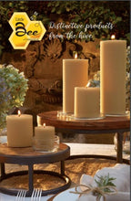 Load image into Gallery viewer, 6" Hand Rolled Beeswax Pillar Candle