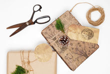 Load image into Gallery viewer, Alchemy Wrapping Paper Sheets - Vintage Spooky Occult Witch Gift Wrap Suns, Moons 20" x 29"