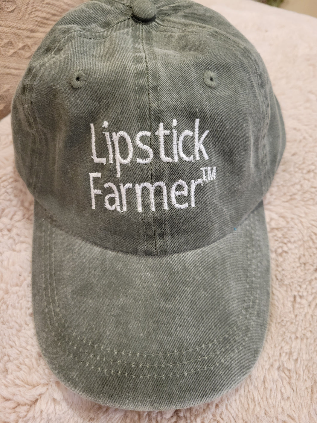 Lipstick Farmer Baseball Hat