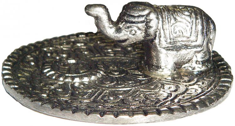 Metal Burner: Elephant, 2.75 inch