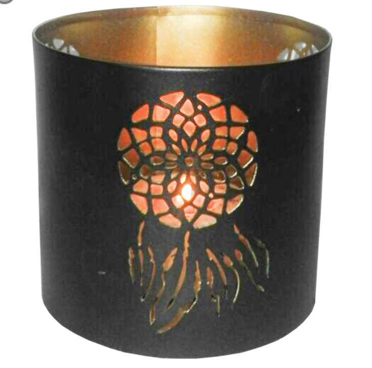 Tin Candle Holder - Dream Catcher