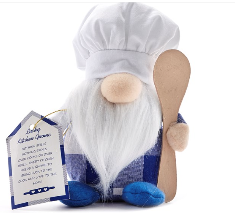 Plush Chef Gnome w/Sentiment Card