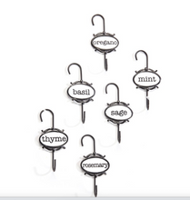 Load image into Gallery viewer, Metal Herb Dryer Hook, 6 Asst.
