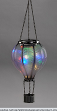 Load image into Gallery viewer, Hanging Hot Air Balloon Solar Light w/Color Lights
