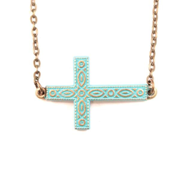 Cross My Heart-teal